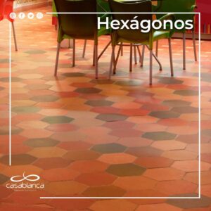 Piso Hexágono Matizado